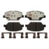 EHT1886H by RAYBESTOS - Raybestos Element3 Hybrid Brake Pad Set