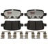EHT1857H by RAYBESTOS - Raybestos Element3 Hybrid Brake Pad Set