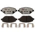 EHT1864AH by RAYBESTOS - Raybestos Element3 Hybrid Brake Pad Set
