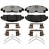 EHT1896H by RAYBESTOS - Raybestos Element3 Hybrid Brake Pad Set