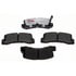 EHT325 by RAYBESTOS - Brake Parts Inc Raybestos Element3 Overstock Hybrid Disc Brake Pad Set