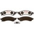 EHT412H by RAYBESTOS - Raybestos Element3 Hybrid Brake Pad Set