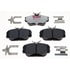 EHT598H by RAYBESTOS - Raybestos Element3 Hybrid Brake Pad Set