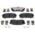 EHT606H by RAYBESTOS - Raybestos Element3 Hybrid Brake Pad Set