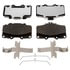 EHT611H by RAYBESTOS - Raybestos Element3 Hybrid Brake Pad Set