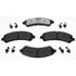 EHT726H by RAYBESTOS - Raybestos Element3 Hybrid Brake Pad Set