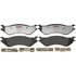 EHT702AH by RAYBESTOS - Raybestos Element3 Hybrid Brake Pad Set