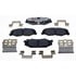 EHT732H by RAYBESTOS - Raybestos Element3 Hybrid Brake Pad Set