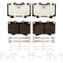 EHT772H by RAYBESTOS - Raybestos Element3 Hybrid Brake Pad Set