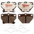 EHT823H by RAYBESTOS - Raybestos Element3 Hybrid Brake Pad Set