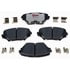 EHT862H by RAYBESTOS - Raybestos Element3 Hybrid Brake Pad Set