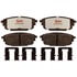 EHT892H by RAYBESTOS - Raybestos Element3 Hybrid Brake Pad Set