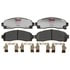 EHT913H by RAYBESTOS - Raybestos Element3 Hybrid Brake Pad Set