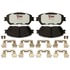 EHT906AH by RAYBESTOS - Raybestos Element3 Hybrid Brake Pad Set