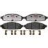 EHT931H by RAYBESTOS - Raybestos Element3 Hybrid Brake Pad Set
