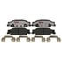 EHT922H by RAYBESTOS - Raybestos Element3 Hybrid Brake Pad Set