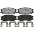 EHT955H by RAYBESTOS - Raybestos Element3 Hybrid Brake Pad Set