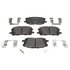 MGD1005CH by RAYBESTOS - Raybestos R-Line Ceramic Brake Pad Set