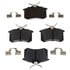 MGD1017MH by RAYBESTOS - Raybestos R-Line Metallic Brake Pad Set