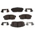 MGD1008CH by RAYBESTOS - Raybestos R-Line Ceramic Brake Pad Set