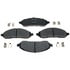 MGD1022CH by RAYBESTOS - Raybestos R-Line Ceramic Brake Pad Set
