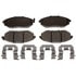 MGD1031CH by RAYBESTOS - Raybestos R-Line Ceramic Brake Pad Set