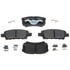 MGD1037CH by RAYBESTOS - Raybestos R-Line Ceramic Brake Pad Set