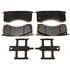 MGD1032MH by RAYBESTOS - Raybestos R-Line Metallic Brake Pad Set