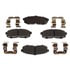 Raybestos MGD1073CH Disc Brake Pad Set Raybestos R-Line Ceramic Brake Pad Set