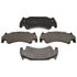 Raybestos MGD1085M Disc Brake Pad Set Raybestos R-Line Metallic Brake Pad Set