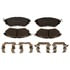 Raybestos MGD1078CH Disc Brake Pad Set Raybestos R-Line Ceramic Brake Pad Set