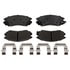 Raybestos MGD1104CH Disc Brake Pad Set Raybestos R-Line Ceramic Brake Pad Set