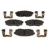 Raybestos MGD1124CH Disc Brake Pad Set Raybestos R-Line Ceramic Brake Pad Set
