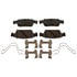 Raybestos MGD1287CH Disc Brake Pad Set Raybestos R-Line Ceramic Brake Pad Set
