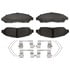 Raybestos MGD1280CH Disc Brake Pad Set Raybestos R-Line Ceramic Brake Pad Set
