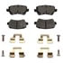 MGD1307MH by RAYBESTOS - Raybestos R-Line Metallic Brake Pad Set
