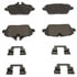 MGD1308AMH by RAYBESTOS - Raybestos R-Line Metallic Brake Pad Set