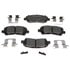 Raybestos MGD1325CH Disc Brake Pad Set Raybestos R-Line Ceramic Brake Pad Set