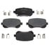 Raybestos MGD1326CH Disc Brake Pad Set Raybestos R-Line Ceramic Brake Pad Set