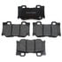 MGD1347C by RAYBESTOS - Raybestos R-Line Ceramic Brake Pad Set