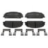 Raybestos MGD1351CH Disc Brake Pad Set Raybestos R-Line Ceramic Brake Pad Set