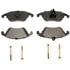 MGD1342MH by RAYBESTOS - Raybestos R-Line Metallic Brake Pad Set
