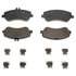 MGD1406MH by RAYBESTOS - Raybestos R-Line Metallic Brake Pad Set