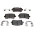 MGD1430CH by RAYBESTOS - Raybestos R-Line Ceramic Brake Pad Set