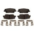 MGD1439CH by RAYBESTOS - Raybestos R-Line Ceramic Brake Pad Set