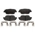 MGD1444CH by RAYBESTOS - Raybestos R-Line Ceramic Brake Pad Set