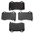 MGD1428C by RAYBESTOS - Raybestos R-Line Ceramic Brake Pad Set