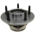 Raybestos 715010 Wheel Bearing and Hub Assembly Raybestos R-Line Wheel Bearing & Hub Assy
