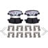 EHT1813H by RAYBESTOS - Raybestos Element3 Hybrid Brake Pad Set