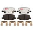 Raybestos EHT2019H Disc Brake Pad Set Raybestos Element3 Hybrid Brake Pad Set